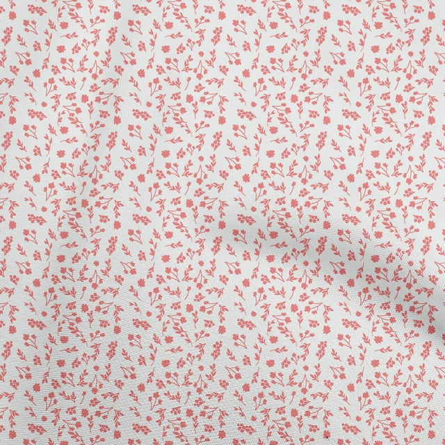 oneOone Cotton Poplin Pink Fabric Florals Craft Projects Decor Fabric Printed By The Yard 42 Inch Wide