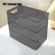 thumbnail image 4 of Cesta organizadora de cosméticos acrílicos - Caja apilable con patrón glaciar - Organizador transparente de sobremesa - 10,31x6,10x2,99 pulgadas, 4 of 6