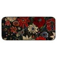 Floral Door Mat Farmhouse Daisy Striped Red Blue Non Slip Floor Mats