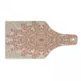 thumbnail image 1 of Mandala Cutting Board, Rural Meadow Wild Flowers Twigs and Blooms Round Bouquet Corsage Pattern, Decorative Tempered Glass Cutting and Serving Board, Wine Bottle Shape, Peach Salmon, by Ambesonne, 1 of 1