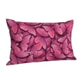 thumbnail image 2 of Disketp Pillow Covers Pink Butterfly Pattern Throw Pillow Case Cushion Covers,Cushion For Bedroom,Couch,Home-20"X30", 2 of 8