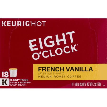 Keurig Eight O Clock Keurig Hot Coffee, 18 ea