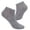 Gray, variant on Deago 1-10 Pairs Mens Womens Ankle Athletic Running Socks Thin Cotton Low Cut No Show Solid Casual Socks (Gray)