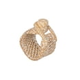 thumbnail image 6 of Kouboo Rattan Beige Napkin Rings 4 Pack, 6 of 12