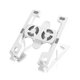 thumbnail image 2 of Soporte plegable para computadora portátil, altura ajustable, estante de enfriamiento de CPU con ventiladores dobles, soporte para regazo, soporte para juegos, jugador blanco Guardurnaity EL005302-02B, 2 of 2