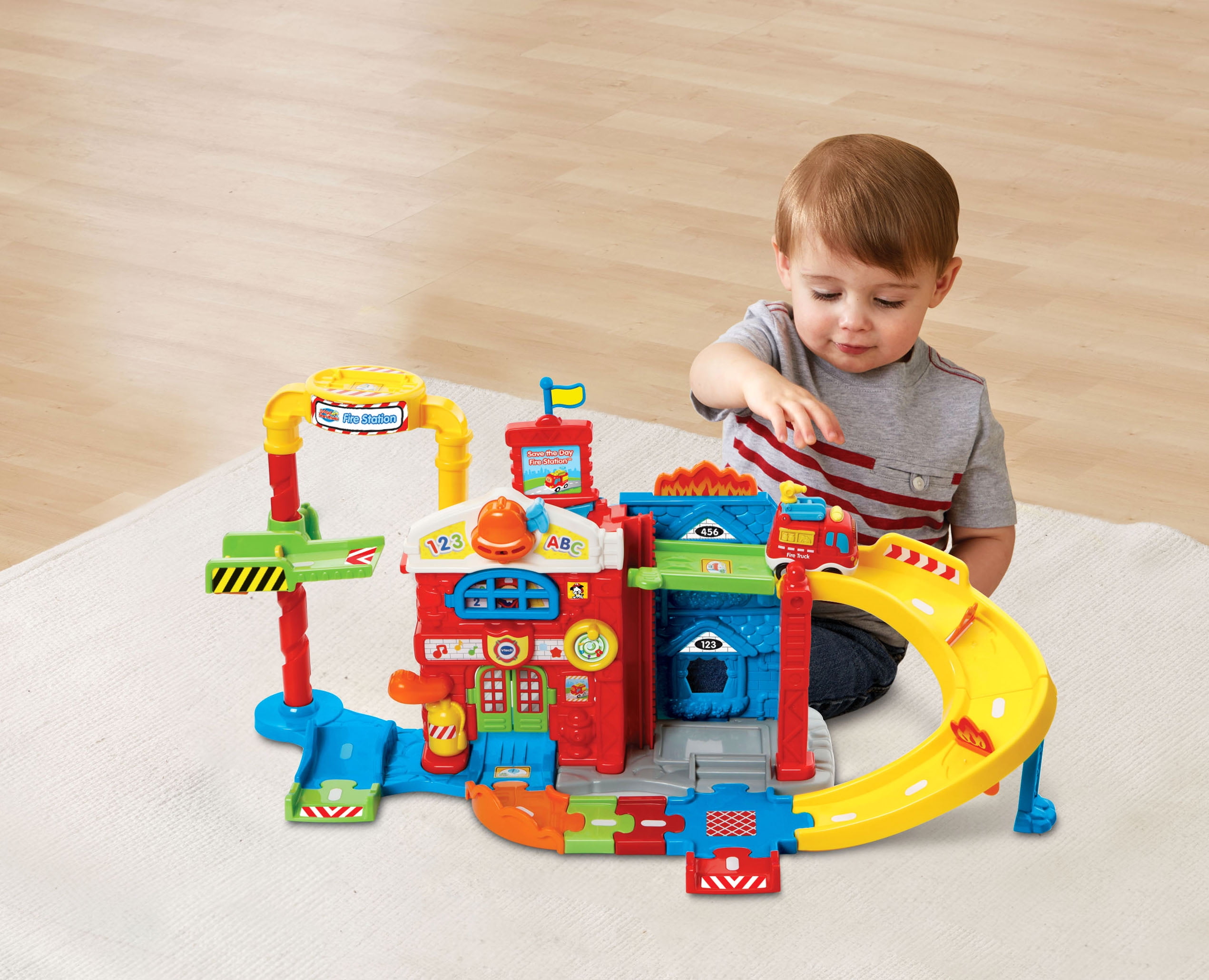 vtech fire station playset