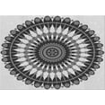 thumbnail image 1 of Ahgly Company Machine Washable Indoor Rectangle Transitional Platinum Silver Gray Area Rugs, 6' x 9', 1 of 7