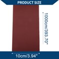 thumbnail image 4 of Papel de lija largo Unique Bargains P1200 393.70"x3.94" Rollo de lija roja de terciopelo 1 pieza, 4 of 6