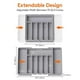 thumbnail image 2 of Cutlery Drawer Organiser Expandable Utensil Tray for Kitchen, Adjustable Silverware and Flatware Holder, 2 of 5