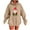 Khaki, variant on Enjoytime Womens Sweatshirt Cute Printed Pullover Long Sleeve Tops Xmas Holiday Funny Casual Hoodie Fashion Fall Winter Clothing Black XXL