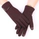 thumbnail image 1 of BR Guantes de ciclismo de felpa para mujer Cosy - Color café, 1 of 5