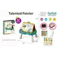 thumbnail image 4 of Double Sided Magnetic Whiteboard Chalkboard Painting Easel for Kids, 4 of 10