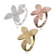 thumbnail image 4 of Sonducket Anillo de apertura para mujer, anillos de decoración de circón, decoraciones de mano de flores, joyería para novia, regalo de Ropa, zapatos y accesorios Miscelánea Oro rosa, 4 of 6
