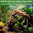 thumbnail image 2 of VNEKVA Bearded Dragon Tank Accessories Set, Reptile Bridge Hammock with Vines, Feeding Bowl & Hide Cave, 2 of 6