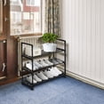 thumbnail image 5 of Goodwill 3-Tier Stackable Shoes Rack Storage Shelf, Metal Shoe Organizer for Entryway Bedroom, 5 of 6