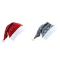 thumbnail image 2 of Moyic Sombrero de Navidad Prop Suministros para fiestas Accesorio de ropa Disfraz Tocados Interesante Kitted Felpa Gorros de Papá Noel Adorno de Kits de decoración para fiestas Gris Moyic HA070270-02, 2 of 6