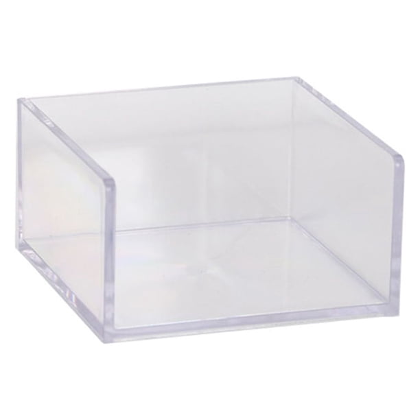 Caja de almacenamiento de papel para mensajes Ficarrico, caja de notificación de color plástico, caja para tarjetas de presentación, caja de calcomanías para mensajes