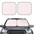 thumbnail image 2 of Balery Cow 1 Parasol para parabrisas de coche de 2 piezas | Parasol plegable para parabrisas delantero de coche para la mayoría de sedanes-Large, 2 of 6