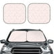 thumbnail image 2 of Balery Cow 1 Parasol para parabrisas de coche de 2 piezas | Parasol plegable para parabrisas delantero de coche para la mayoría de sedanes-Small, 2 of 6