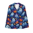thumbnail image 7 of Fengactive Womens Halloween Pajama Set Long Sleeve Button Down Top with Pockets and Matching Lounge Pants, 7 of 7