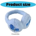 thumbnail image 3 of Travel Friendly Ear Muffs Unisex Plush Earmuffs Fashion Cold Weather Earmuff for Winter Comfortable, 3 of 8
