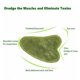 thumbnail image 4 of Minnieouse 1 piezas SPA masaje cera de abejas Guasha masaje rascador masajeador facial acupuntura Gua Sha tablero verde Masilla de fisioterapia Verde Minnieouse CE000343-01, 4 of 6