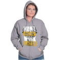 thumbnail image 4 of Hunters Hunt Now Work Later Hunting Zip Up Hoodie Men's Women's Brisco Brands S, 4 of 6