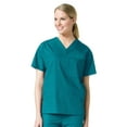 thumbnail image 1 of Core by Maevn Unisex V-Neck Pocket Solid Scrub Top, 1 of 1
