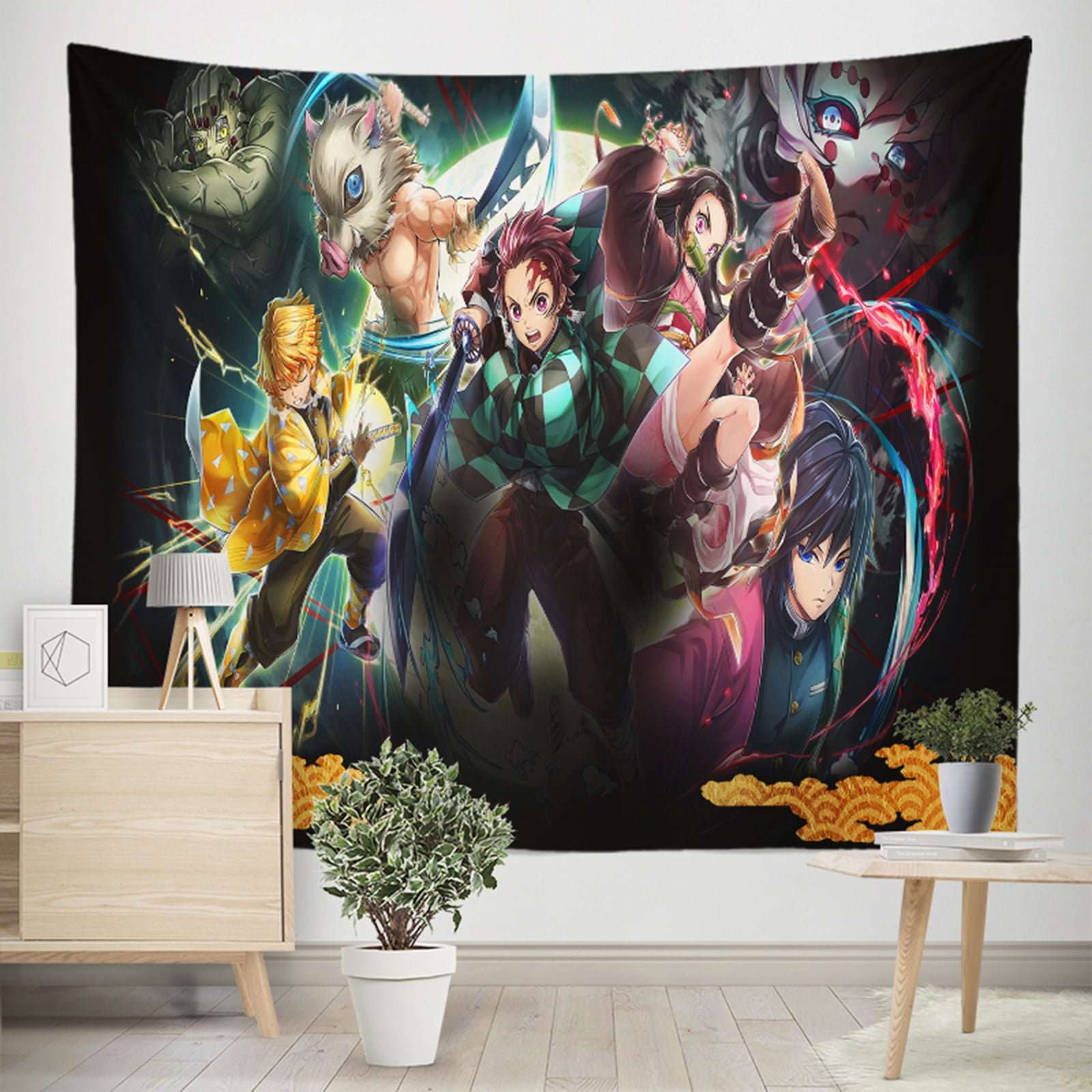 RAGING RHINO Demon Slayer Tapestry Anime Tapestry Cartoon Poster Background Tapestry  Wall Hanging for Living Room College Dormitory Room Home Decoration 60x40  InchesButterfly Girl Demon Slayer  Amazonin Home  Kitchen