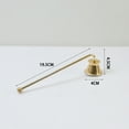 thumbnail image 6 of Pebbuoy Candle Extinguisher Stainless Steel Trumpet Shape Extinguishing Tool American-style Elegant Rust-proof Wick Cover for Putting Out Candle Flame, 6 of 7