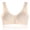 Beige, variant on GUZOM Womens XL Front Closure Wireless Bra - Stretchy Comfort for Post-Surgery, Nursing, All Day Wear, Light Blue