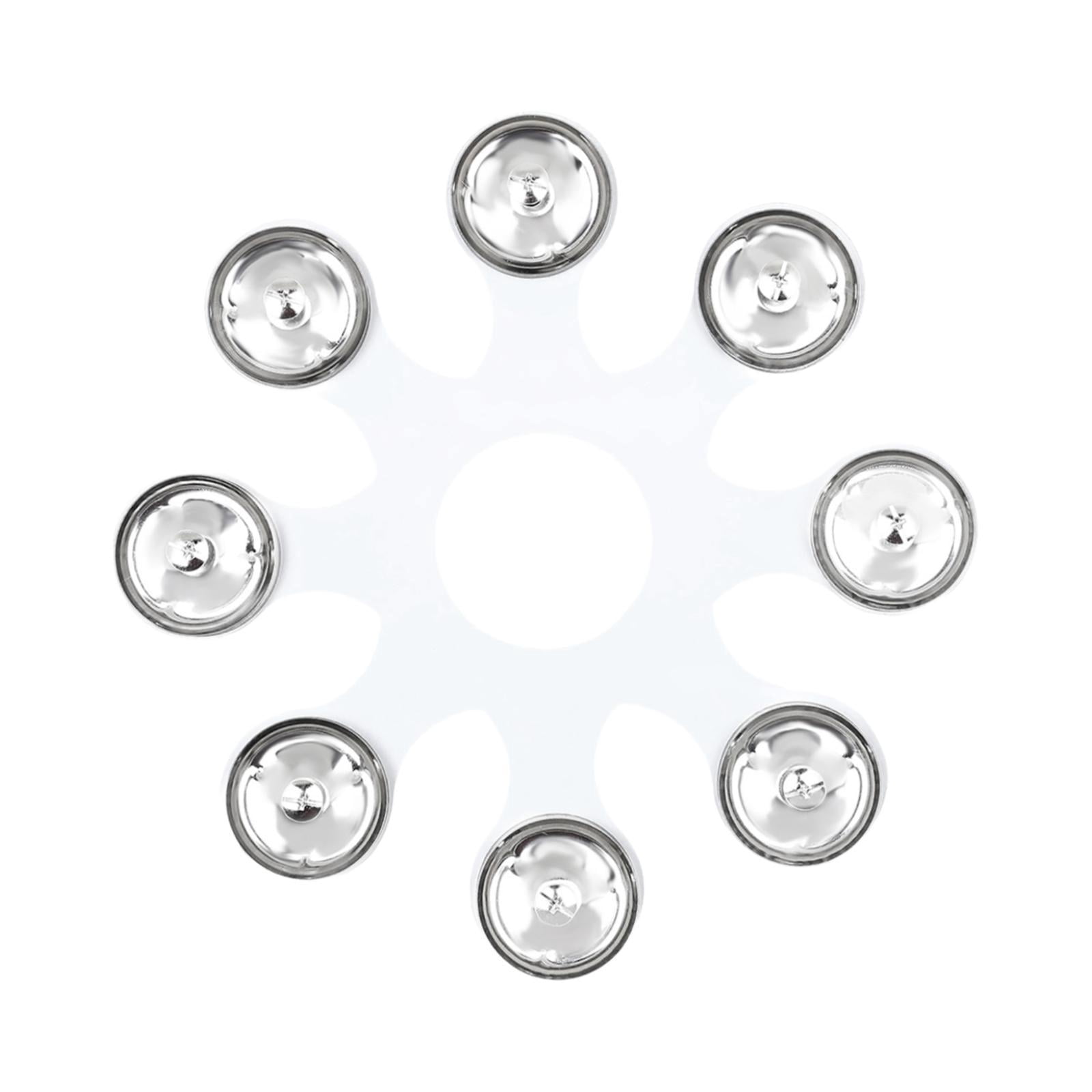 JWQFBC Hi Hat Tambourine Gifts Hand Held Percussion for KTV Stage Performance Party