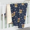 thumbnail image 1 of Winter DSH Tabby Cat Blanket | Sherpa Fleece, 1 of 7