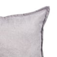 thumbnail image 5 of Mainstays Faux Suede Decorative Square Throw Pillow with Flange, 18" x 18", Grey, 5 of 7