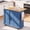 3 Drawers 2 Doors Blue, variant on Walsunny 40" Kitchen Islands Carts with Storage Drop Leaf Countertop on Wheels Rolling Microwave Utility Carts with 3 Drawers 1 Storage Cabinets,White