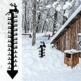 thumbnail image 2 of Sunshinehomely 24 Inch Snow Gauge, Snow Measuring Stick Outdoor, Winter Snow Ruler Snowfall Measuring Gauge, Metal Christmas Snow Gauge, Iron Art Snow Gauge for Yard Christmas Decorations, 2 of 5