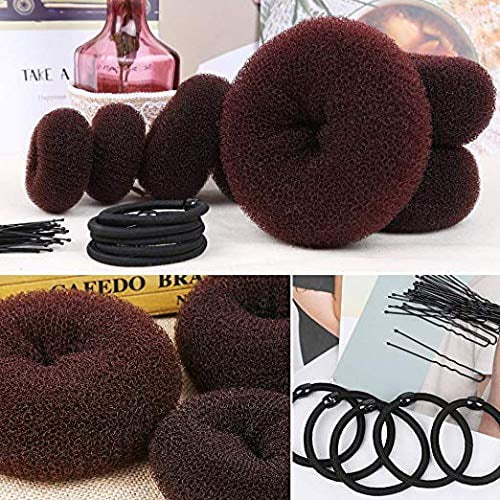 Donut hair bun maker 7 pieces hotsell
