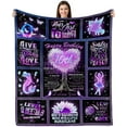 thumbnail image 1 of LHSHID Birthday Gifts for 10 Year Old Girl 10th Birthday Gifts for Girls Blanket Gifts for 10 Year Old Girls 10th Birthday Decorations for Teenage Girl 10 Year Old Girl Gift Ideas Throw 40"x50", 1 of 6