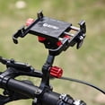 thumbnail image 6 of Bike Phone Mount - Easy Installation, Adjustable Size (2.6-3.74"), Shock-absorb Quick Release & 360° Rotation For All Phones, 6 of 10