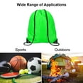 thumbnail image 5 of Uxcell Drawstring Bag Oxford Cloth Draw String Sack for Gym Outdoors, Green 2 Pack, 5 of 5