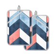 thumbnail image 7 of Yayeee Pot Holders Kitchen Heat Resistant with Pocket 7"x9.8" Cotton Oven Cooking Hot Pads, Blue Geometric, 7 of 7