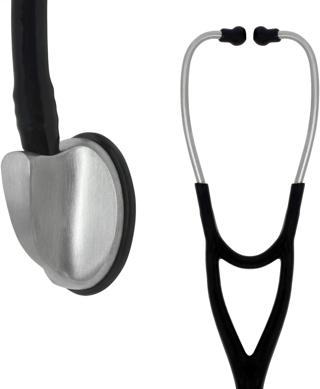 EverOne Professional Style Cardiology Stethoscope, Black, 27 Inch