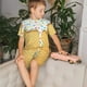 thumbnail image 4 of Balery White Ice Cream Conjunto de Pijama Infantil de Manga Corta con Estampado – Ropa de Dormir de Algodón Suave-XX-Large, 4 of 6