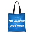thumbnail image 1 of JSDART Sac Fourre-Tout en Toile Mots Motivation Entraînement Physique Dictons Gym Sac Réutilisable Inspirant Épaule Courses, 1 of 1