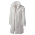 thumbnail image 2 of 2021 Mens Winter Warm Thicker Long Coat Jacket Faux Wool Outwear Cardigan, 2 of 5
