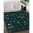 thumbnail image 2 of Ahgly Company Indoor Rectangle Patterned Night Black Area Rugs, 8' x 12', 2 of 6