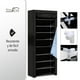 thumbnail image 2 of Closet Zapatera STAY ELIT Minimalista Armario Organizador Multifuncional Negro 27 pares 9 niveles, 2 of 5