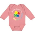 thumbnail image 3 of Inktastic Autism Awareness Circle Boys or Girls Long Sleeve Baby Bodysuit, 3 of 5