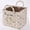 style D, variant on Floral Boho Quilted Fabric Storage Bin with Handles & Extra Pocket, Foldable Multi-scene Organizer Basket for Laundry, Toys, Nursery, Picnic and Office (Style C)