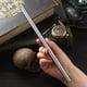 thumbnail image 4 of Cuchillo redondo de palo de alta dureza para barbacoa de acero inoxidable para exteriores con filo recto | Mango ergonómico | Herramienta portátil para acampar | 1 pieza, 4 of 9